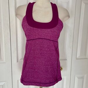 Lululemon Athletica Magenta Tank Top